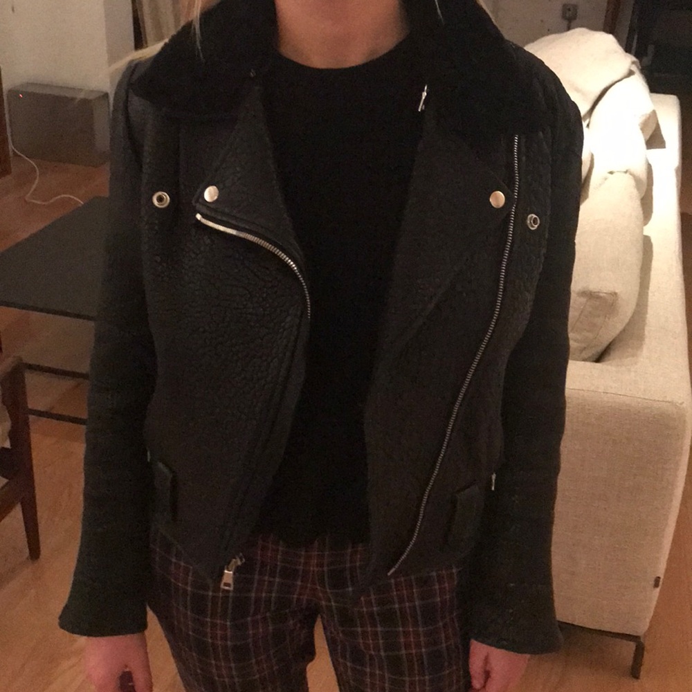Reformation leather jacket